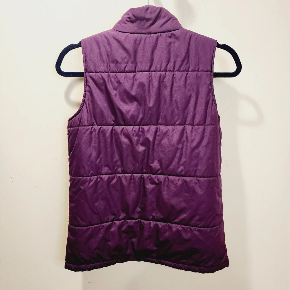 Land's End Kids  Burgundy Puffer Vest  Size M (10-12)